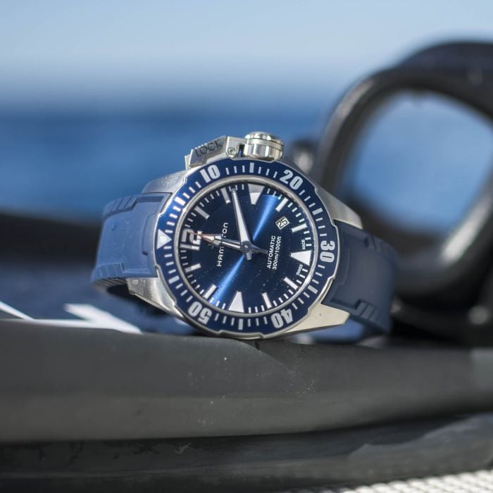 Hamilton H77705345 Watch - Khaki Navy OPENWATER AUTO (Image 3)