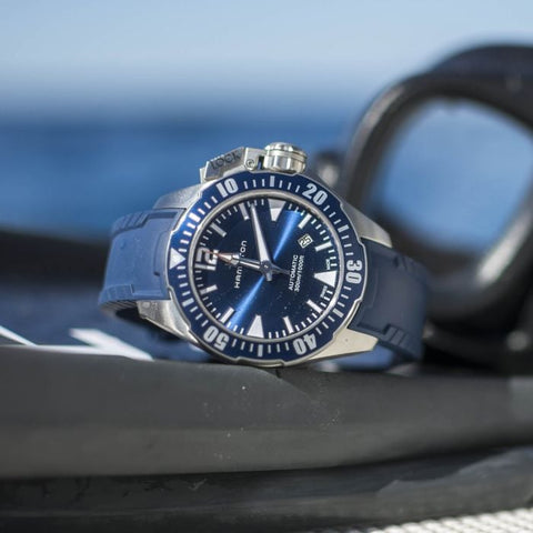Hamilton H77705345 Watch - Khaki Navy OPENWATER AUTO (Image 3)