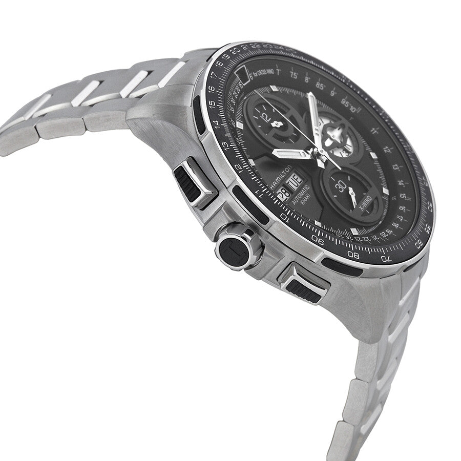 Hamilton H77766131 Watch - Khaki Aviation Khaki X Wind Auto Chrono (Image 2)