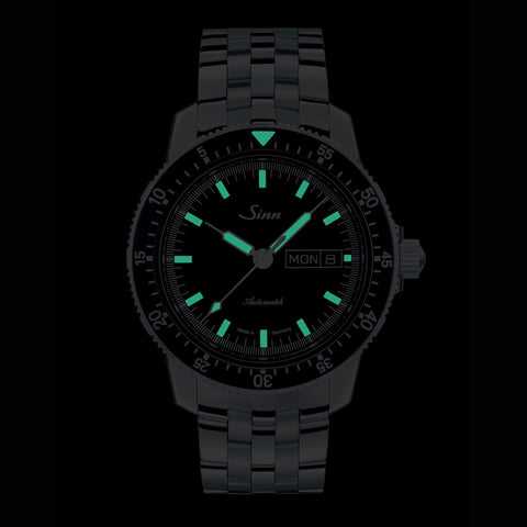 Sinn 104 Series 104.ST.SA Pilot's Watch with Rotating Bezel and Water Resistance