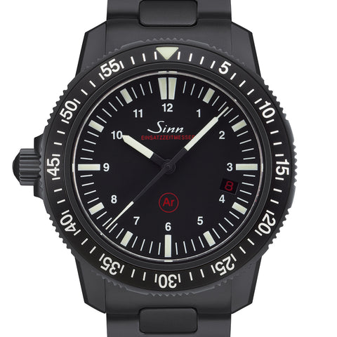 Sinn EZM_3_S Sinn EZM 3 S Black Diver's Watch - Professional Mission Timer with Exceptional Durability and Visibility