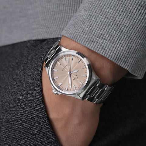 Sinn 556 Limited Edition Sand Dial Pilot Watch - Unique Guilloché Design, 300 Pieces Only