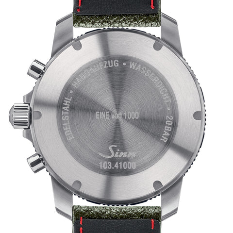 Sinn 103.St.Ty.Hd 103.ST.TY.HD Shock-Resistant Acrylic Glass, 56-Hour Power Reserve Watch