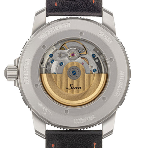 Sinn 105.ST.SA.W Modern Sports Watch with Multi-Function Bezel and Scratch-Resistant Coating