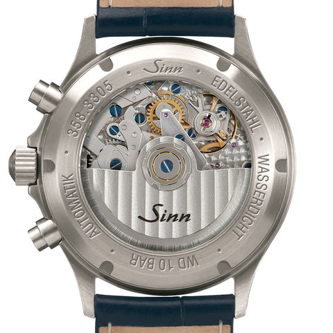Sinn Flieger 358.SA.FLIEGER.DS Unique Scratch-Dial Chronograph with Domed Sapphire Crystal Watch