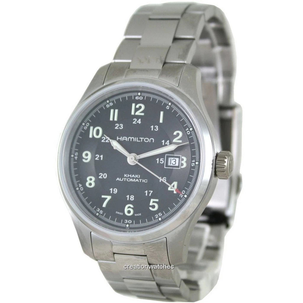 Hamilton H70525133 Watch - Khaki Field Khaki Titanium Auto (Image 2)