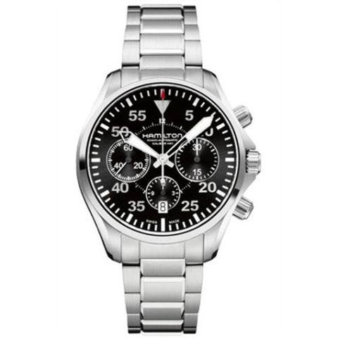 Hamilton H64666135 Watch - Khaki Aviation Khaki Pilot Auto Chrono (Image 3)