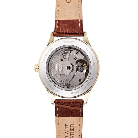 ORIENT ORIENT Automatic Mechanical Automatic Open Heart White Silver White/Brown RN-AG0728S