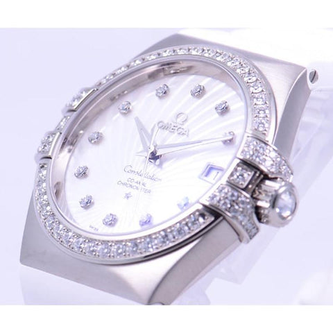 OMEGA 123.57.35.20.55.005 Watch - Constellation Quartz Women's Watch - Elegant Timepiece for Her (Image 2)