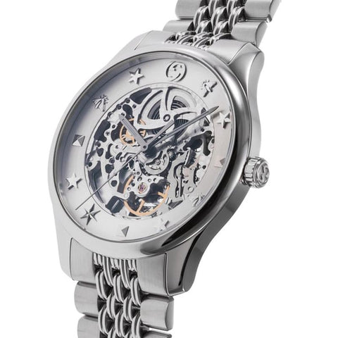 GUCCI G-Timeless 2-Year Warranty Silver YA126357 [Parallel Import]