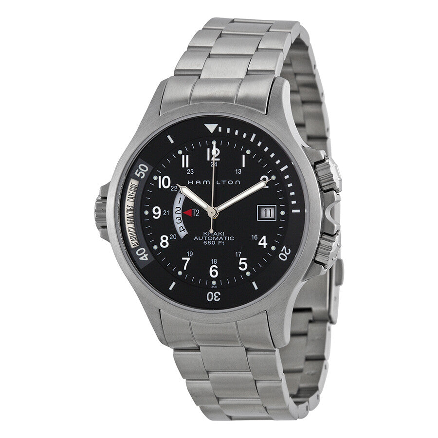 Hamilton H77615133 Watch - Khaki Navy GMT Auto (Image 3)