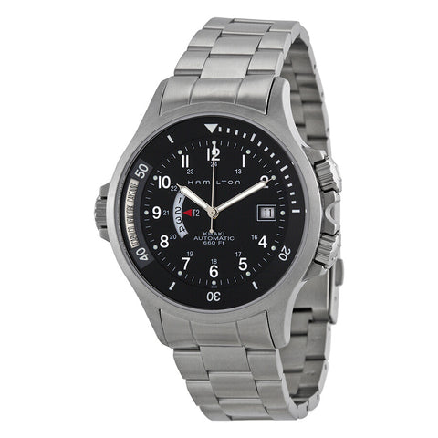 Hamilton H77615133 Watch - Khaki Navy GMT Auto (Image 3)