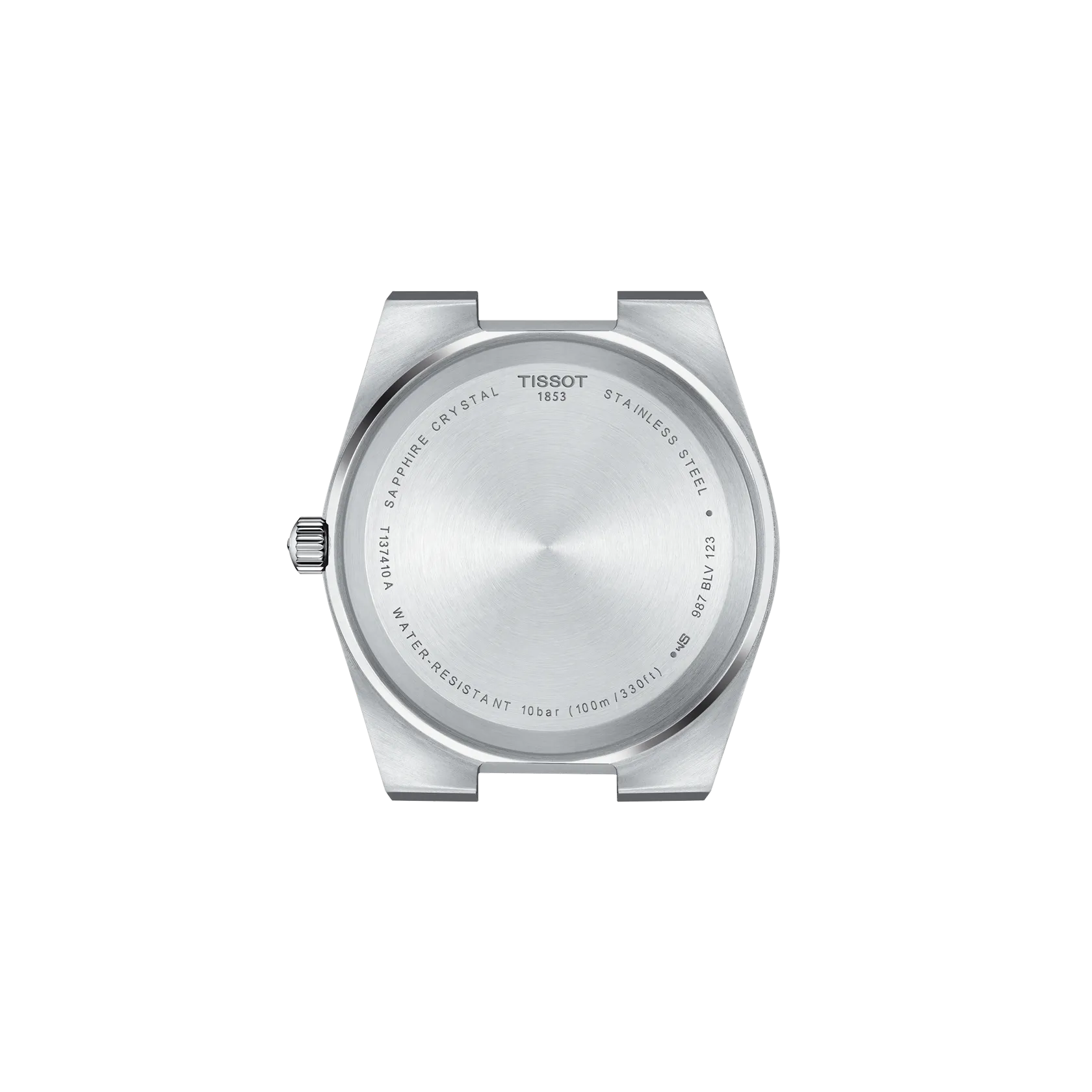 TISSOT T137.410.17.051.00 Watch - PRX Quartz Stylish Black Rubber Strap Water Resistant Swiss Made (Image 6)