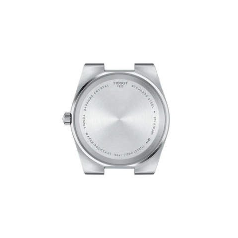 TISSOT T137.410.17.051.00 Watch - PRX Quartz Stylish Black Rubber Strap Water Resistant Swiss Made (Image 6)