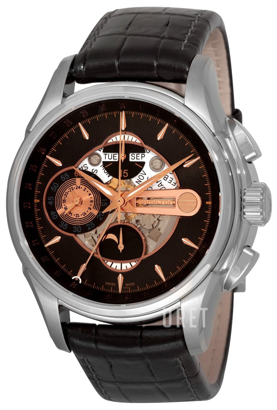 Hamilton H32696731 Watch - Jazzmaster Jazzmaster Moonphase Auto Chrono (Image 5)