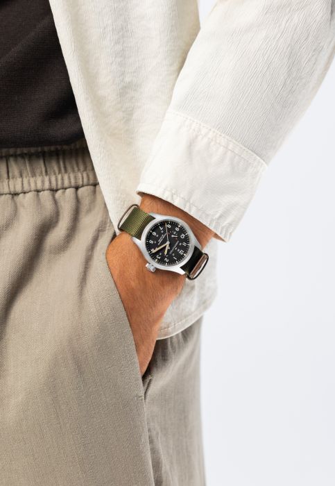 Hamilton H69509930 Watch - Khaki Field Mechanical Power Reserve (Image 7)