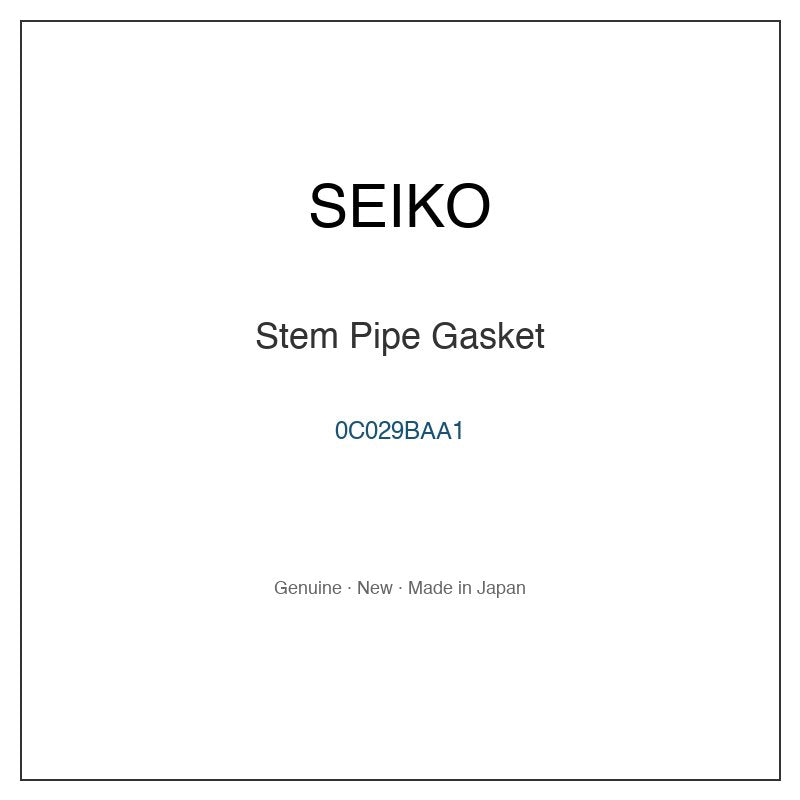 SEIKO 0C029BAA1 Watch Parts