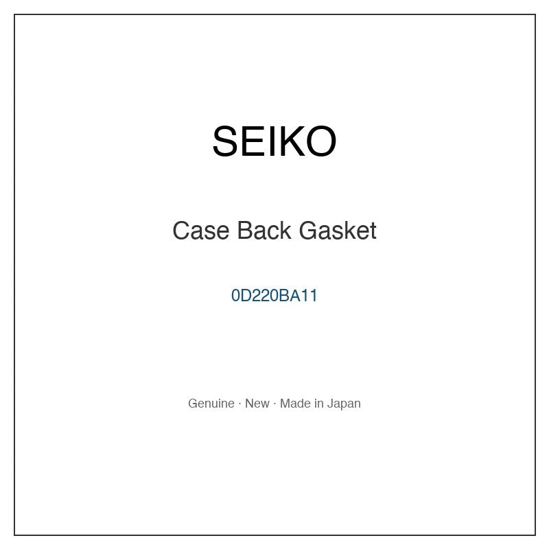 SEIKO 0D220BA11 Watch Parts