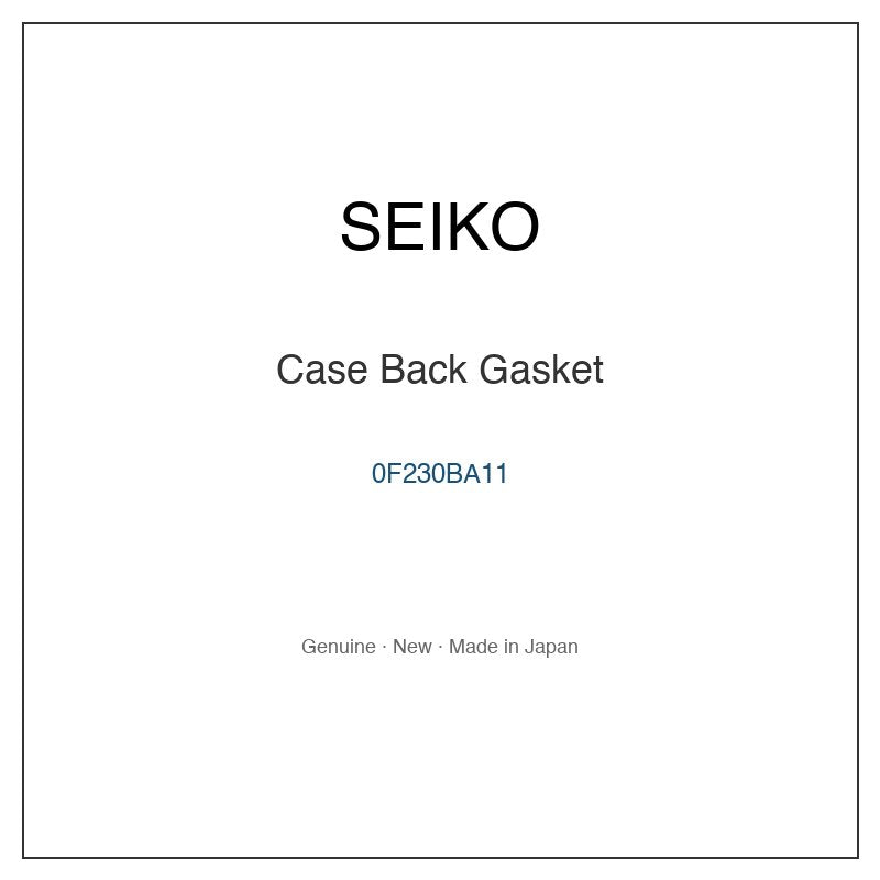 SEIKO 0F230BA11 Watch Parts