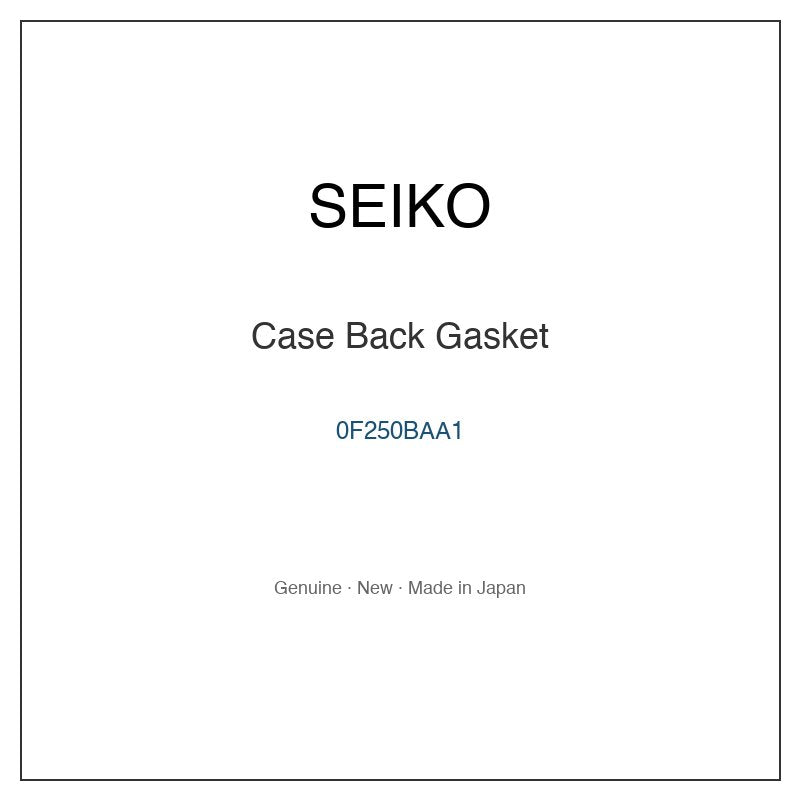SEIKO 0F250BAA1 Watch Parts