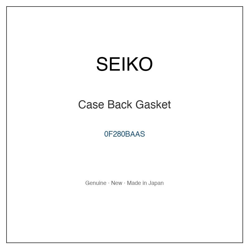 SEIKO 0F280BAAS Watch Parts
