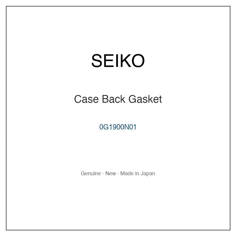 SEIKO 0G1900N01 Watch Parts