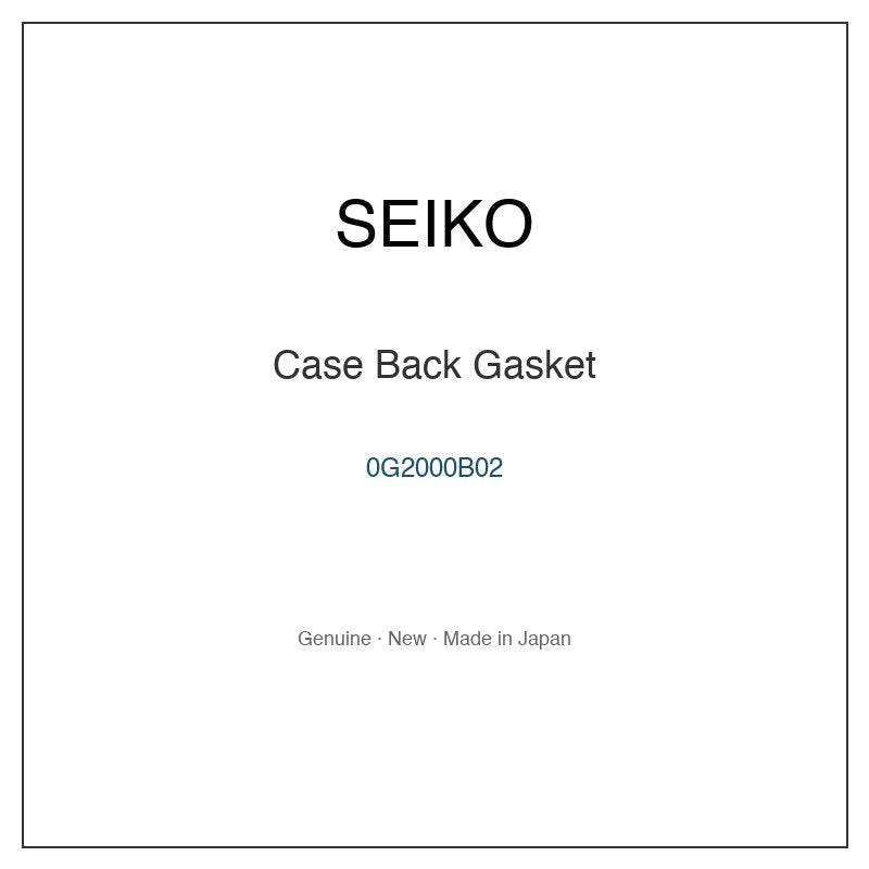 SEIKO 0G2000B02 Watch Parts