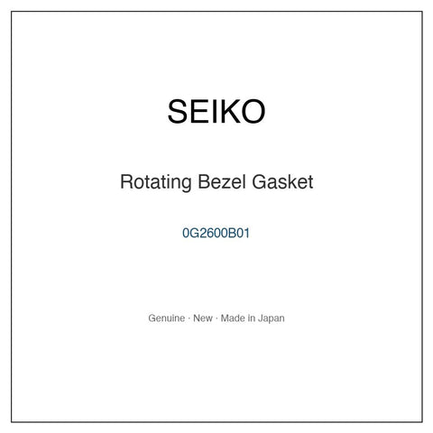 SEIKO 0G2600B01 Watch Parts
