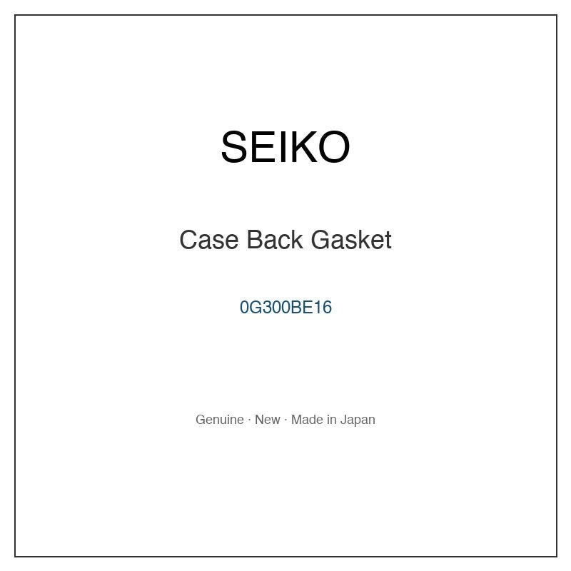 SEIKO 0G300BE16 Watch Parts