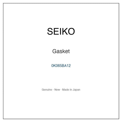 SEIKO 0K065BA12 Watch Parts
