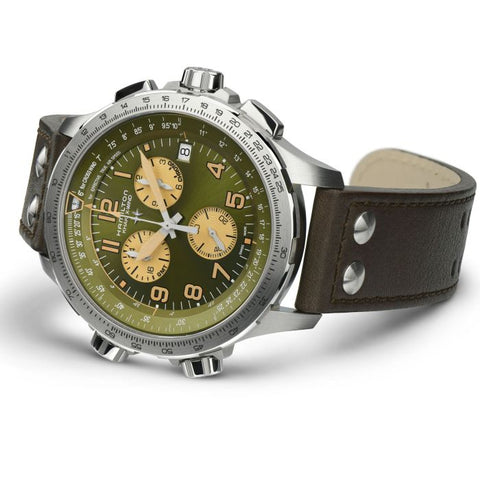 Hamilton H77932560 Watch - Khaki Aviation X-Wind GMT Chrono Quartz (Image 3)