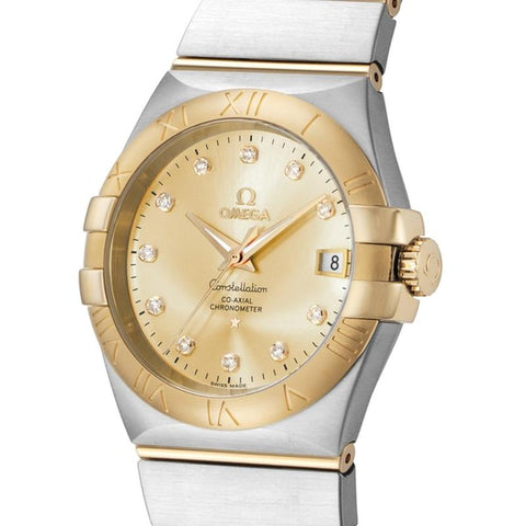 OMEGA Constellation 5-Year Warranty Dial: Yellow x Case: Yellow Gold 123.20.35.20.58.001 [Parallel Import]