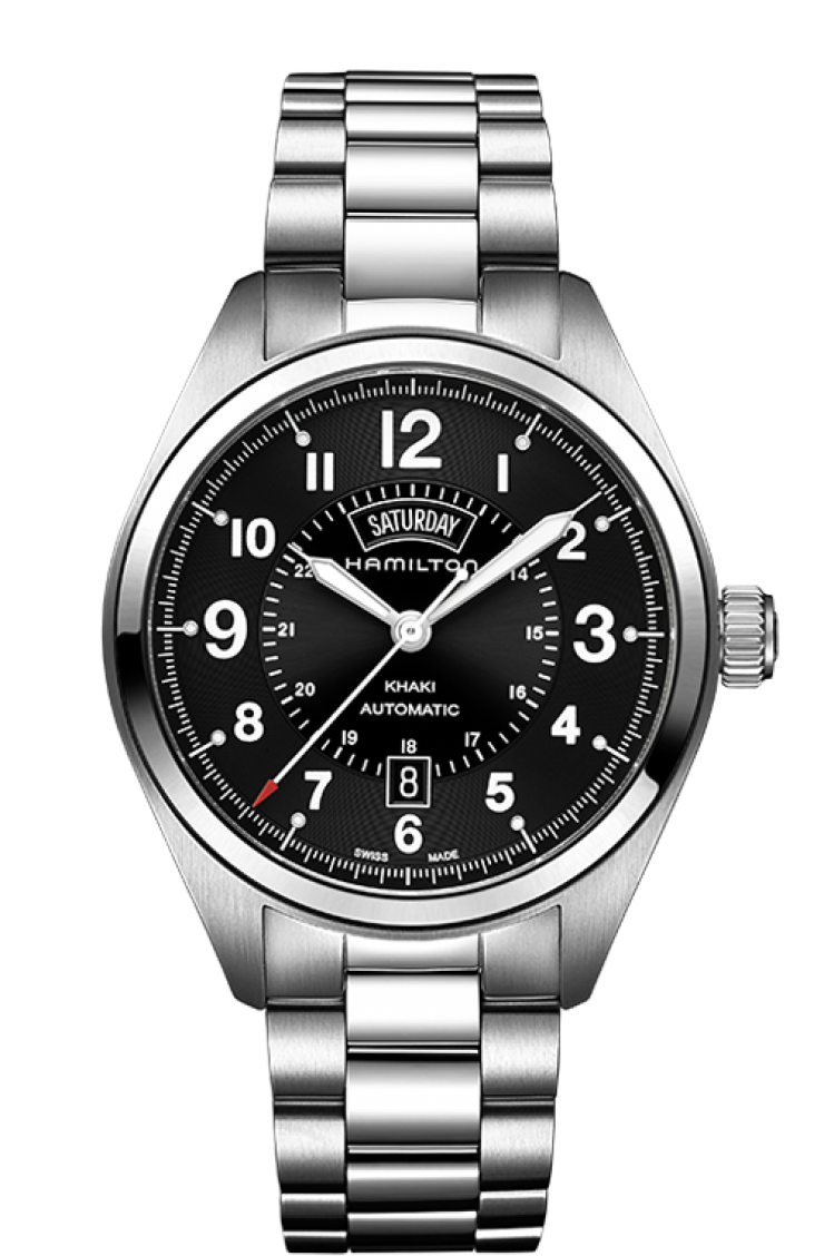 Hamilton H70505133 Watch - Khaki Field Day Date Auto