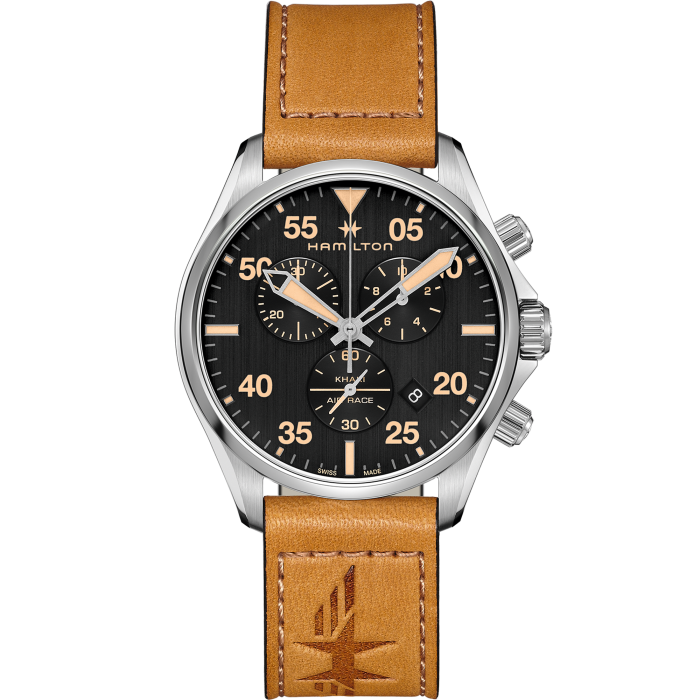 Hamilton H76722531 Watch - Khaki Aviation Khaki Pilot Chrono Quartz