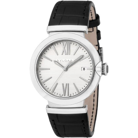 BVLGARI LU40C6SLD Watch - Men's Watch with Leather Strap, Parallel Import, 2-Year Warranty