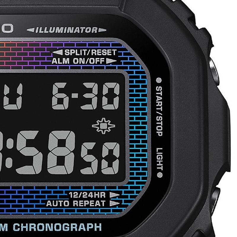 CASIO DW-5600RW-1JF Watch - Men's G-SHOCK Brick Pattern Design (Image 5)