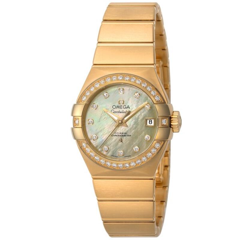 OMEGA 123.55.27.20.57.002 Watch - Constellation Co-Axial Chronometer Champagne Parallel Import