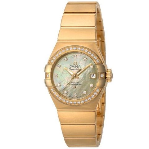 OMEGA 123.55.27.20.57.002 Watch - Constellation Co-Axial Chronometer Champagne Parallel Import