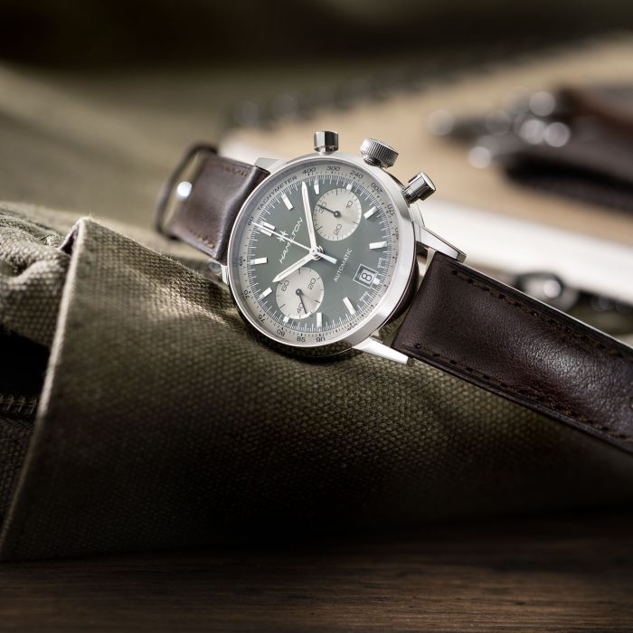 Hamilton H38416560 Watch - American Classic Intra-Matic Auto Chrono 40mm (Image 6)