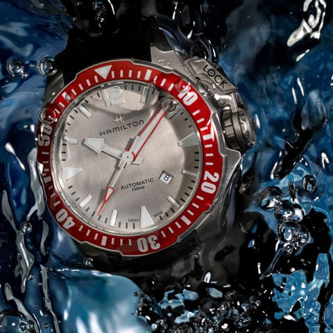 Hamilton H77805380 Watch - Khaki Navy Open Water Auto Titanium Auto (Image 7)