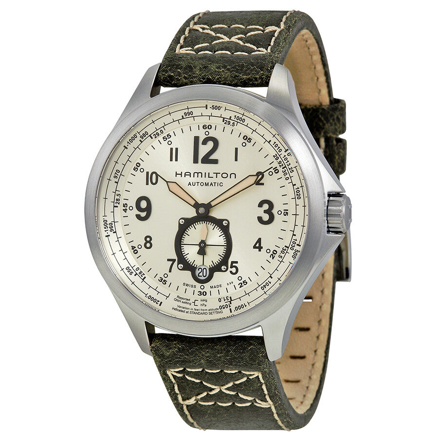 Hamilton H76655723 Watch - Khaki Aviation Khaki QNE Auto (Image 4)