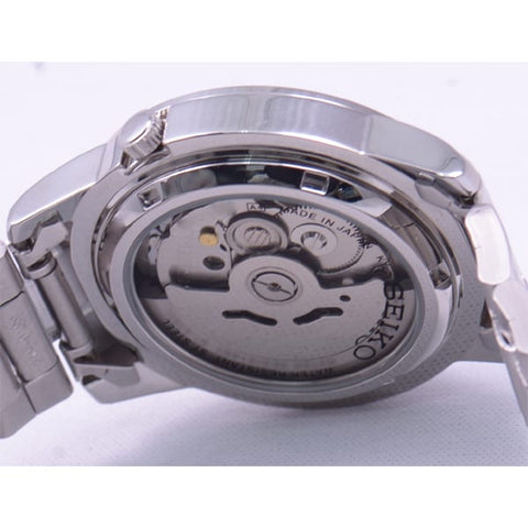 SEIKO SNKE49J1 Watch - Men's 5 Automatic Watch White Dial Stainless Steel Water Resistant Classic Design (Image 4)