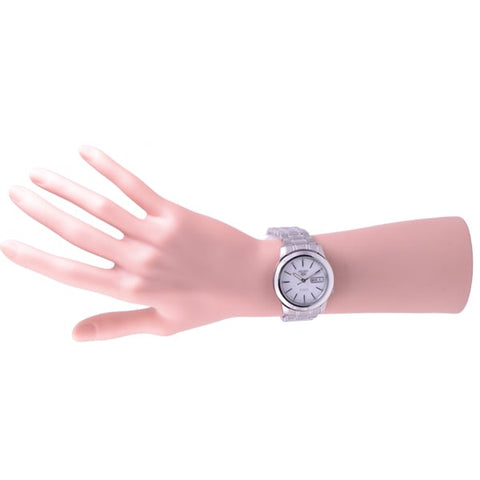 SEIKO SNKE49J1 Watch - Men's 5 Automatic Watch White Dial Stainless Steel Water Resistant Classic Design (Image 6)