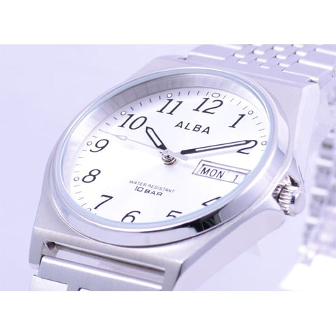 ALBA AIGT004 ALBA Standard Watch - 9.0mm Thickness, 10 ATM Water Resistance, Lasts Approximately 5 Years