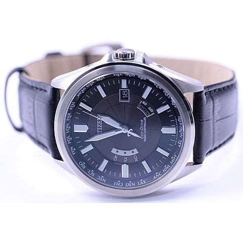 CITIZEN CB0011 18E Eco Drive Multi Band Radio Controlled Men's Watch with Date Function and Glowing Hands