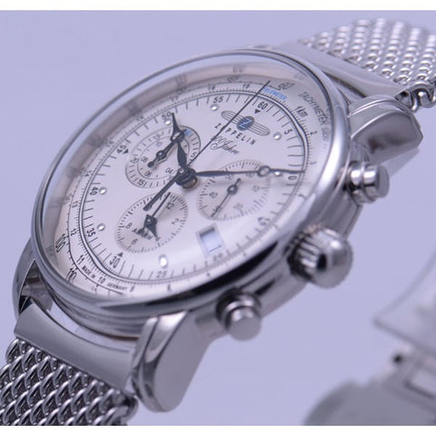 ZEPPELIN 7680 M1 Men's Special Edition 100th Anniversary Quartz Watch with Elegant Design, Durable Build, and Precision Timekeeping