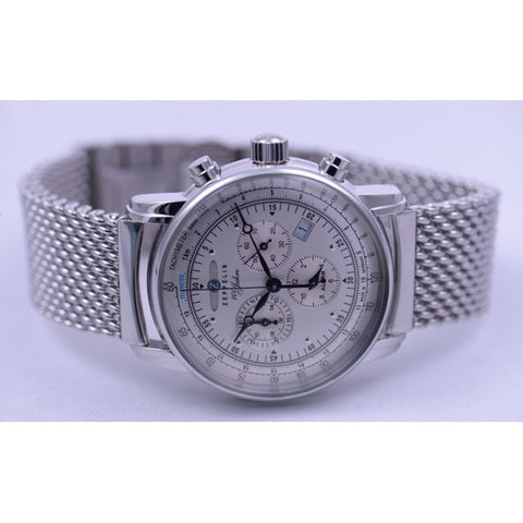 ZEPPELIN 7680 M1 Men's Special Edition 100th Anniversary Quartz Watch with Elegant Design, Durable Build, and Precision Timekeeping