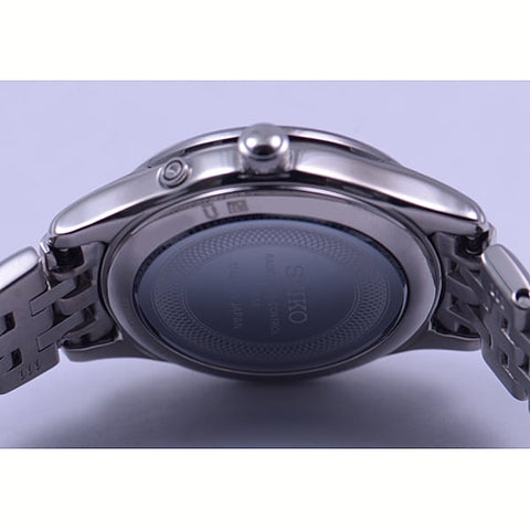 SEIKO SWCW023 Ladies EXCELINE Solar Radio Wave Watch with Eco Friendly Solar Power, Elegant Design, and Accurate Timekeeping