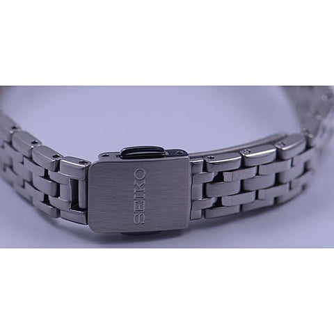 SEIKO SWCW023 Ladies EXCELINE Solar Radio Wave Watch with Eco Friendly Solar Power, Elegant Design, and Accurate Timekeeping