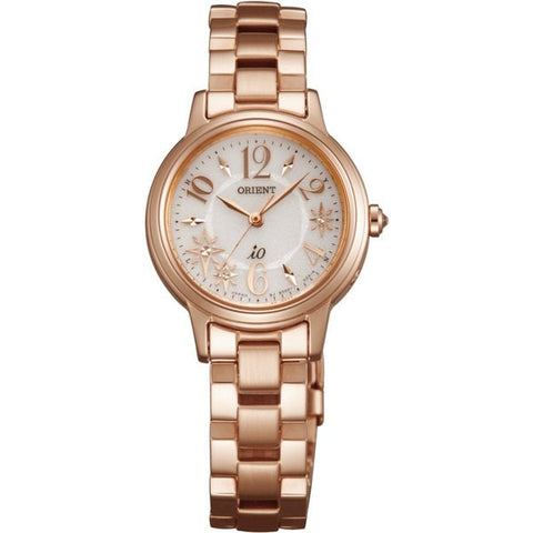 ORIENT WI0041SD Elegant Solar Powered Ladies Watch with Stunning Mother of Pearl Dial and Durable Stainless Steel Band